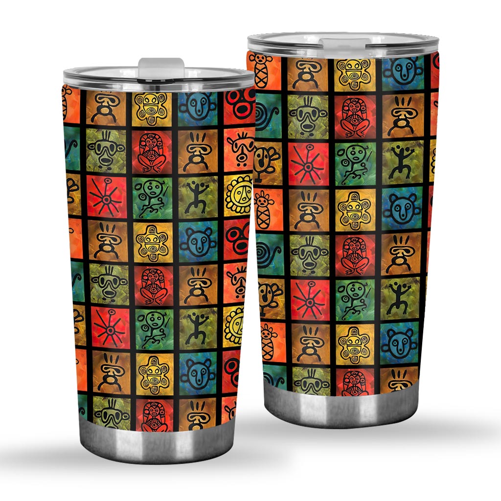 Puerto Rican Pattern Puerto Rican Tumbler 0622