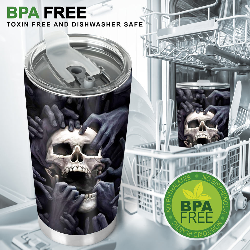 Skull Smoke Tumbler 0622