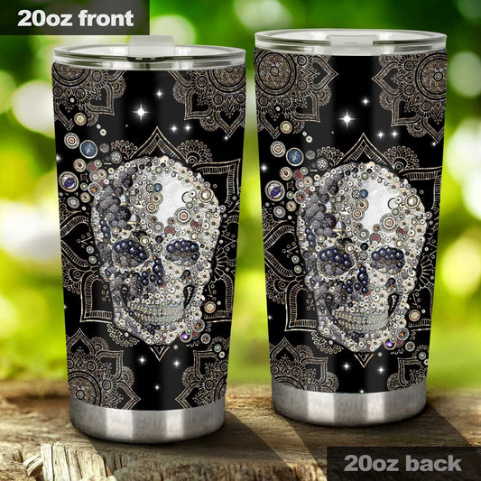 Skull Mandala Skull Tumbler 0622