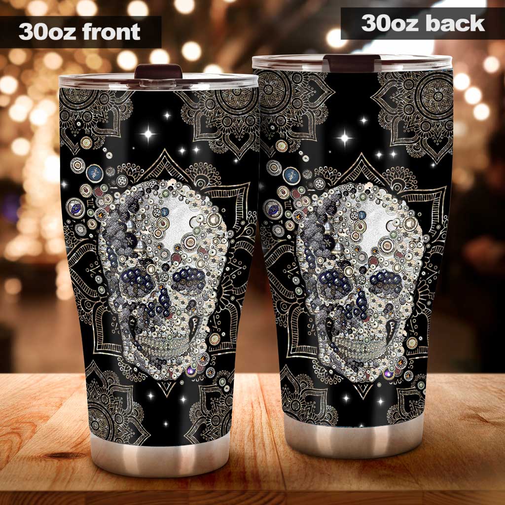 Skull Mandala Skull Tumbler 0622