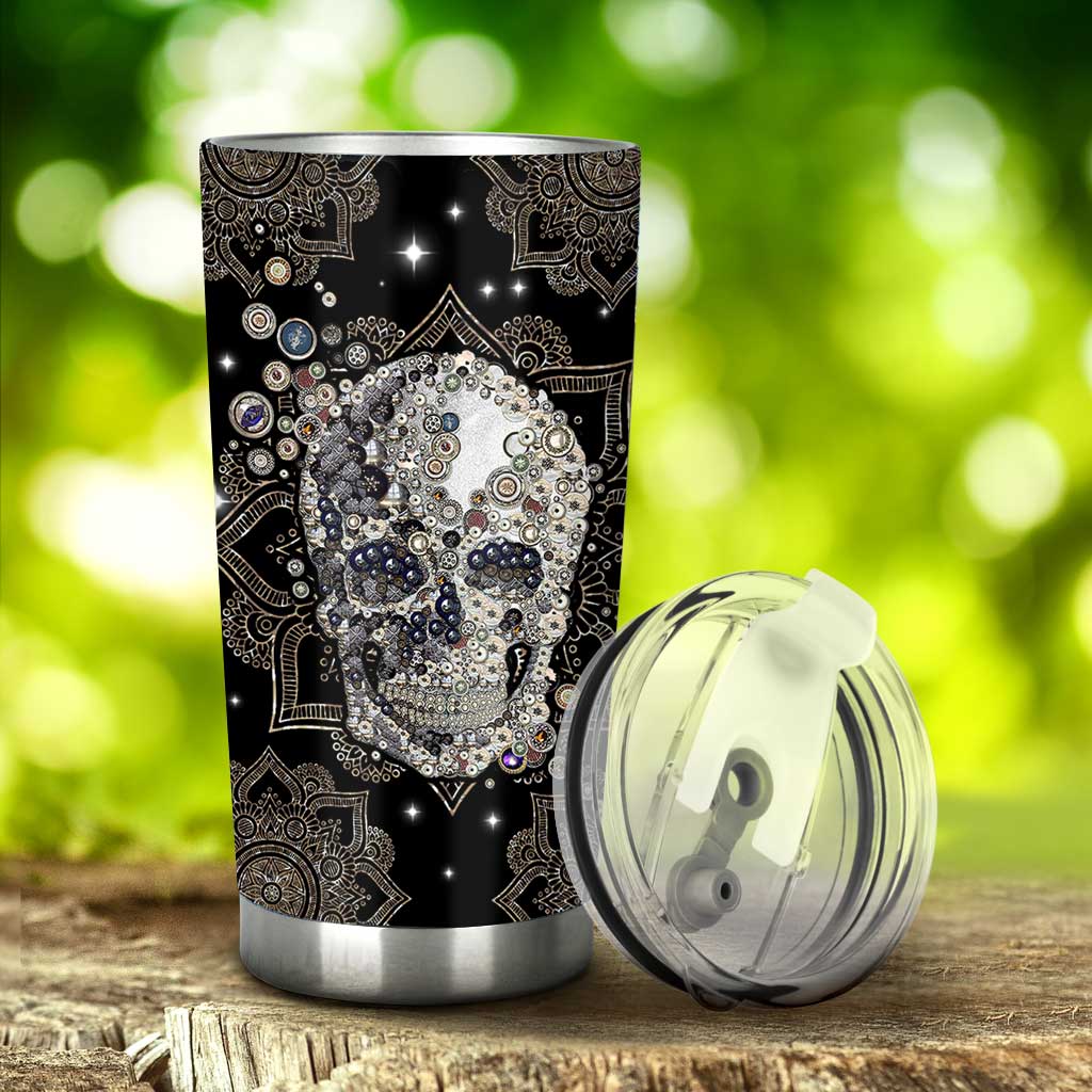 Skull Mandala Skull Tumbler 0622