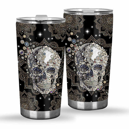 Skull Mandala Skull Tumbler 0622