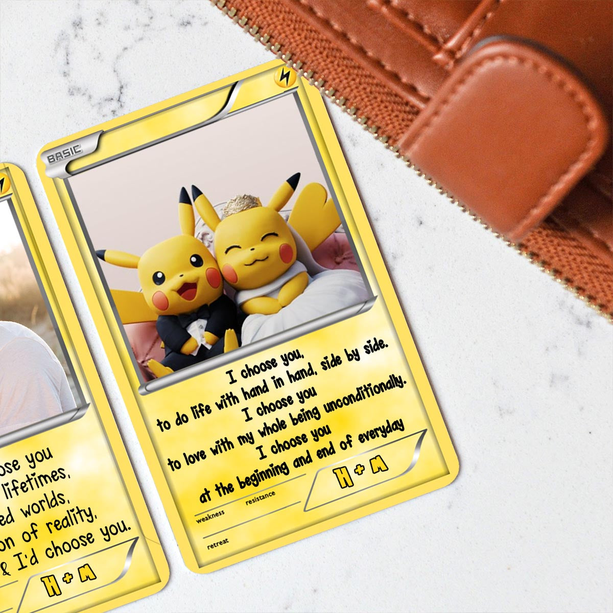 I Choose You - Personalized Monster Trainer Wallet Insert Card