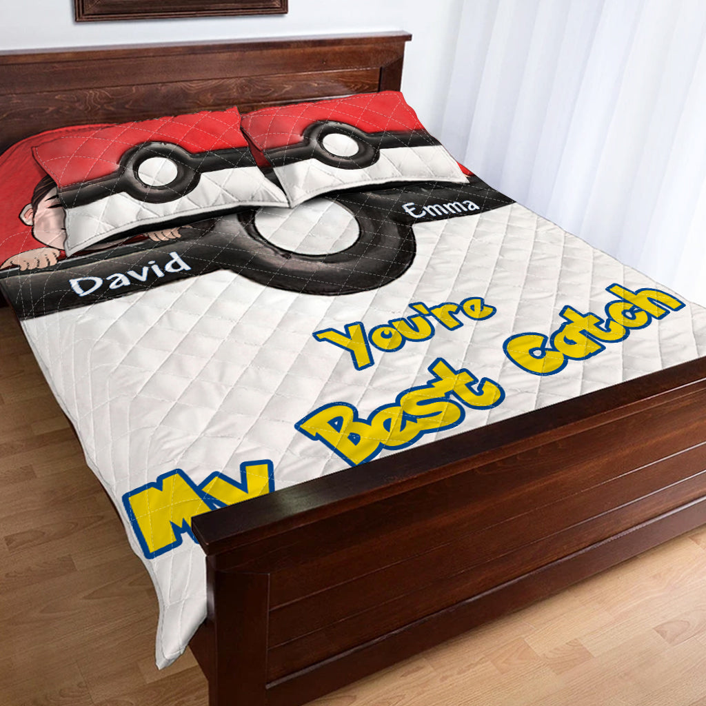 My Best Catch - Personalized Monster Trainer Quilt Set