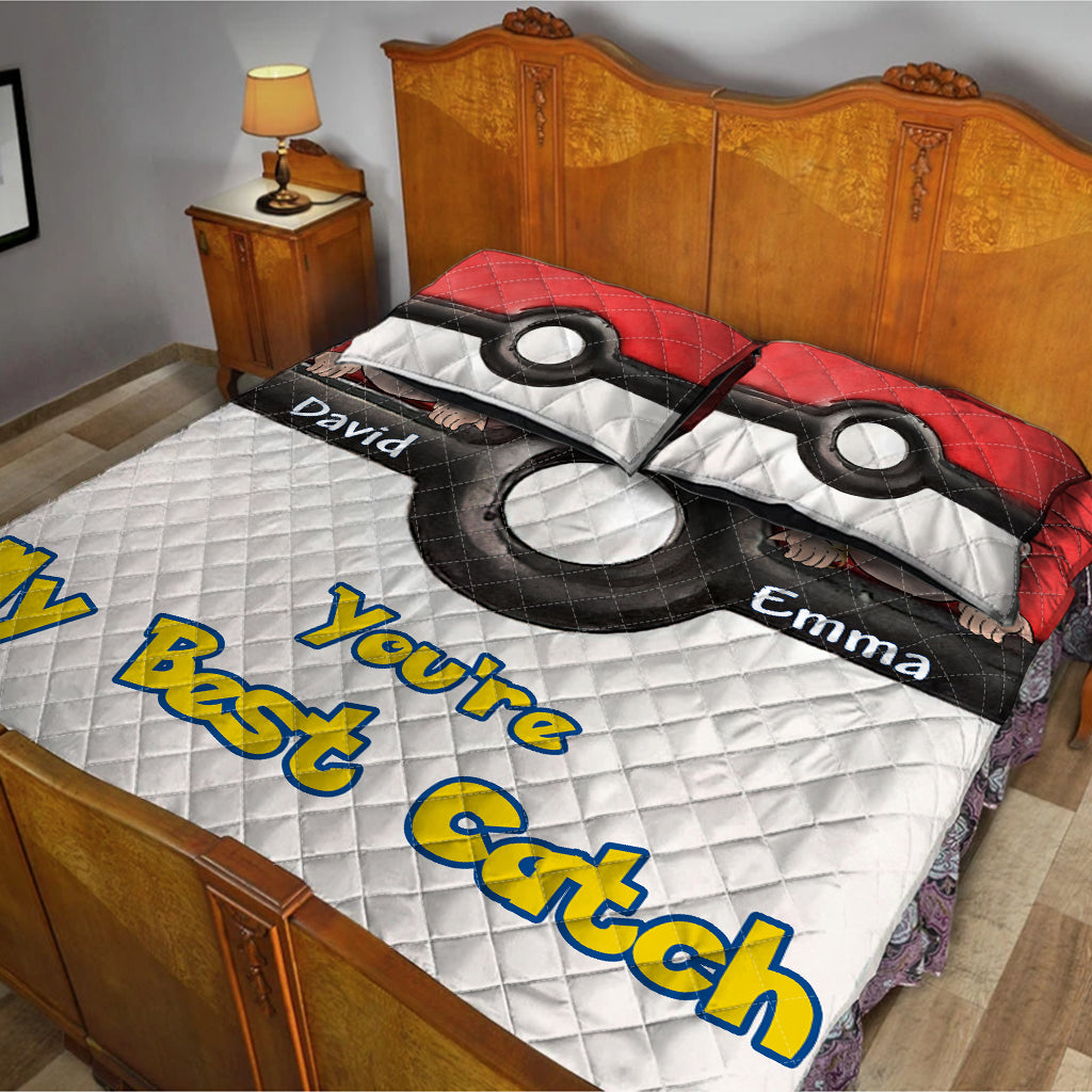 My Best Catch - Personalized Monster Trainer Quilt Set