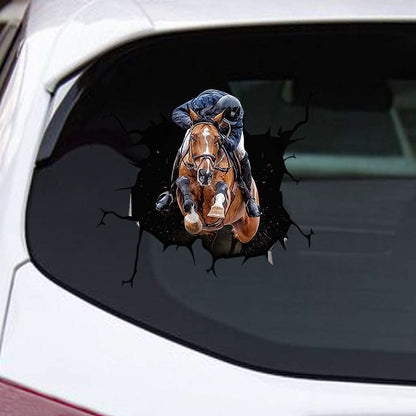 Riding Horse Crack - Horse Decal Full 0921