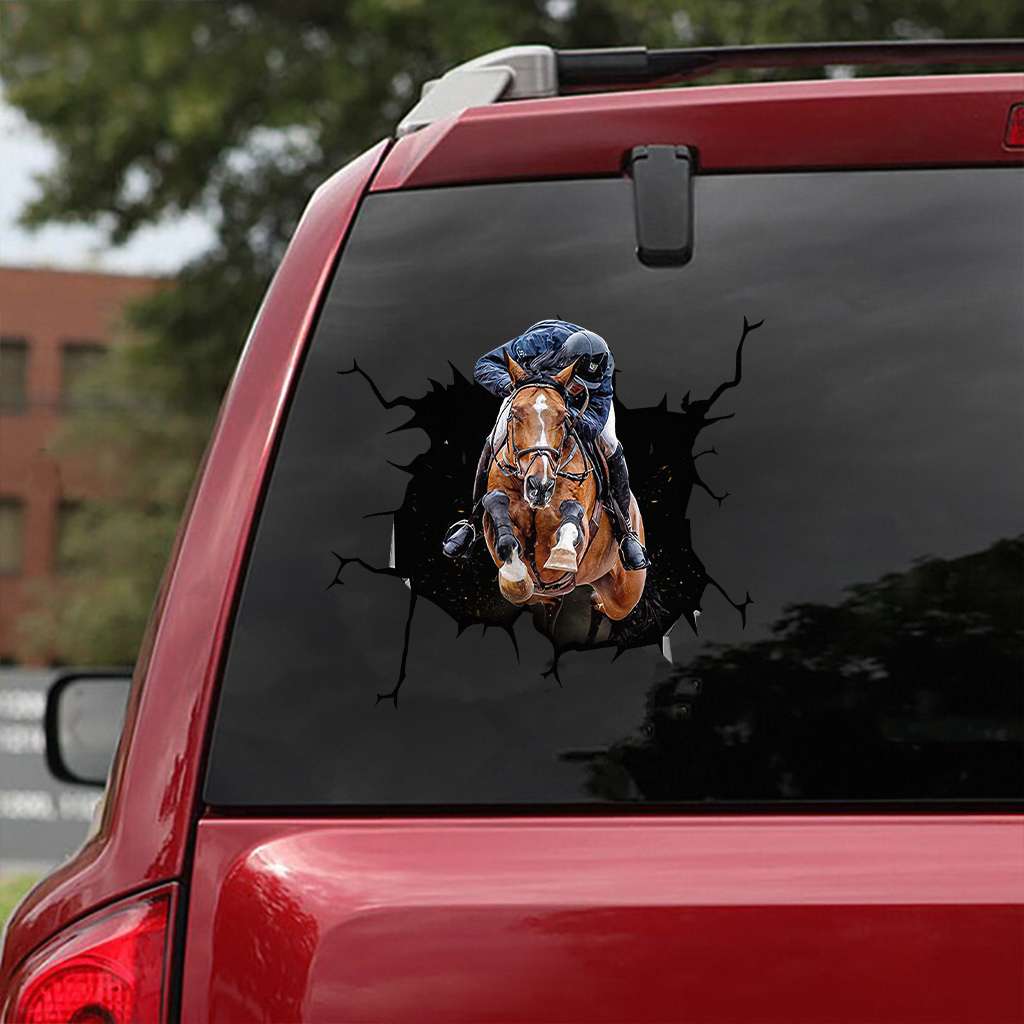 Riding Horse Crack - Horse Decal Full 0921