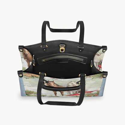 Horse And Cardinal - Horse Leather Handbag 0921