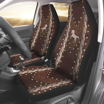 Horse Leather Background - Horse Seat Covers 0921