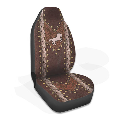 Horse Leather Background - Horse Seat Covers 0921