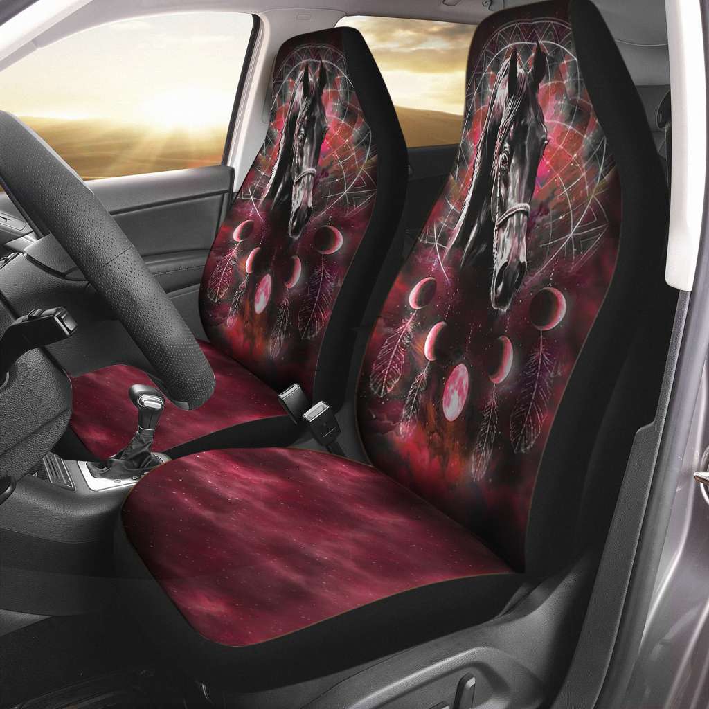 Horse Red Dreamcatcher Moon - Horse Seat Covers 0921