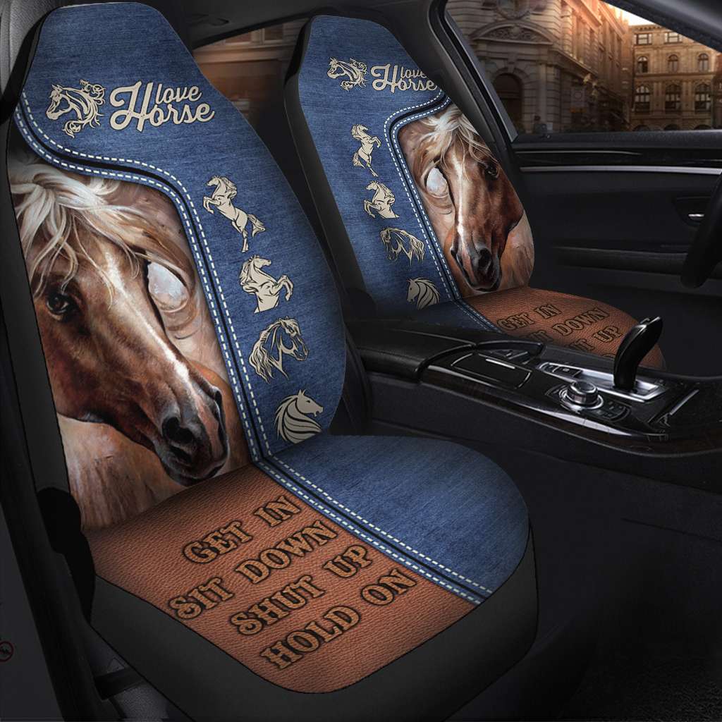 Love Horse Get In Sit Down - Horse Seat Covers 0921