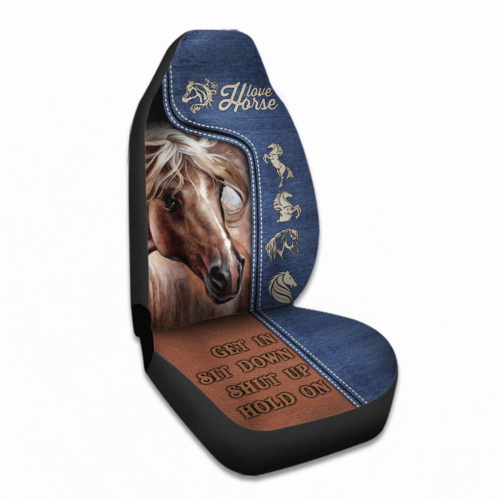 Love Horse Get In Sit Down - Horse Seat Covers 0921