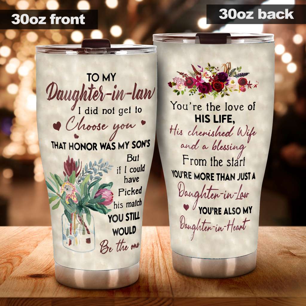 My Daughter-In-Law Also My Daughter-In-Heart - Daughter Tumbler 0921