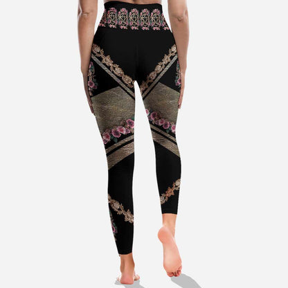 Mystical Witch 3D Pattern Print Leggings