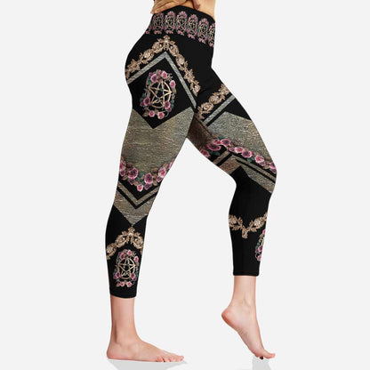 Mystical Witch 3D Pattern Print Leggings