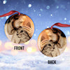 Cat With Jesus - Cat Ornament (Printed On Both Sides) 1022