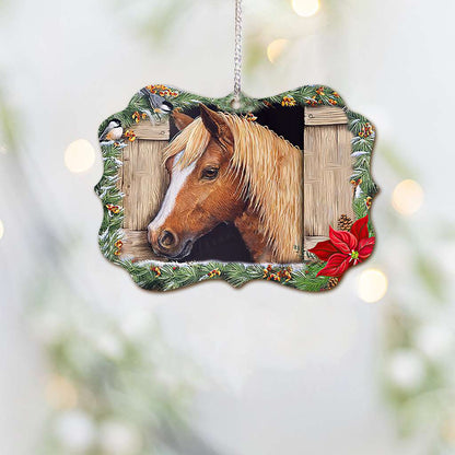 Medicine Heals The Body Horses Heal The Soul - Horse Ornament (Printed On Both Sides) 1022