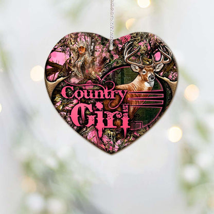 Hunting Country Girl - Hunting Ornament (Printed On Both Sides) 1022