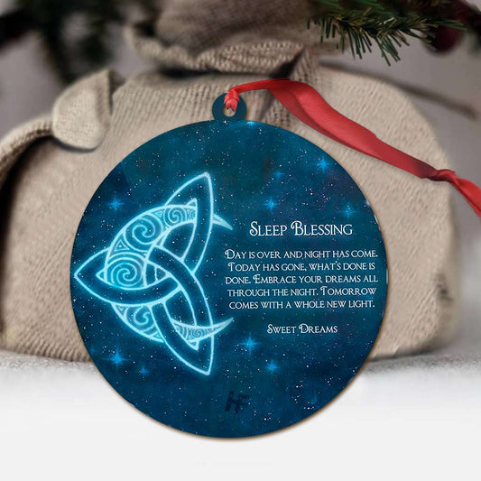 Celtic Wicca Prayer - Witch Ornament (Printed On Both Sides) 1022