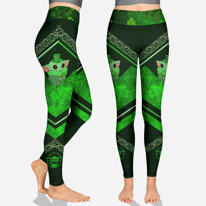 Happy St. Patrick's Day - Personalized Hoodie And Leggings