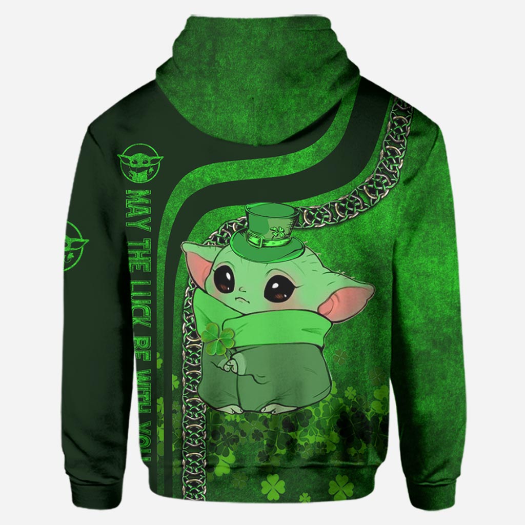 Happy St. Patrick's Day - Personalized Hoodie And Leggings