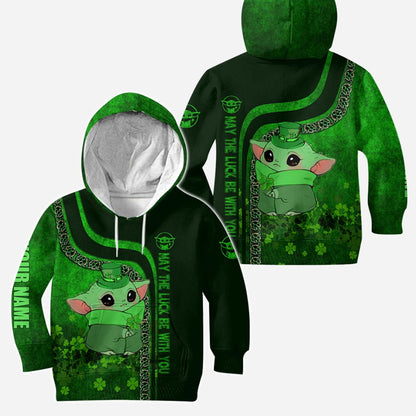 Happy St. Patrick's Day - Personalized Hoodie And Leggings