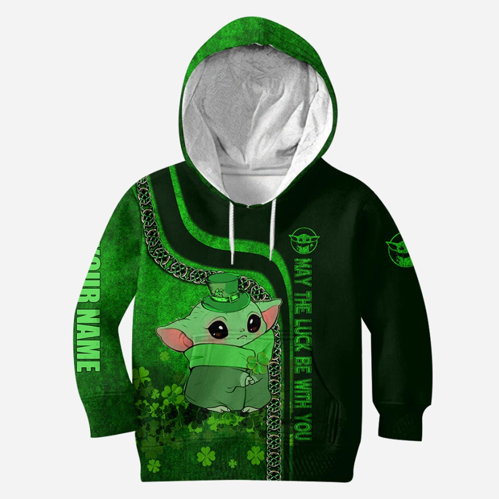 Happy St. Patrick's Day - Personalized Hoodie And Leggings