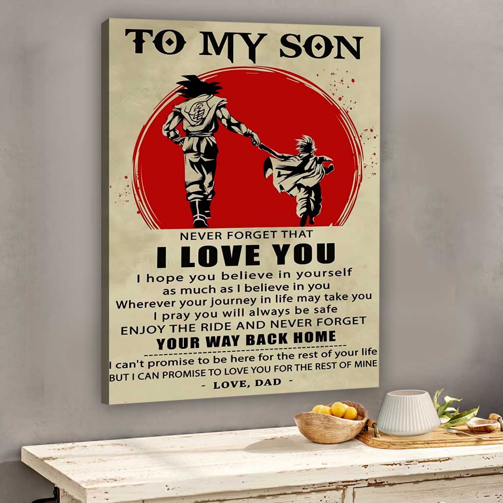 I Love You My Son-  Seven Balls Canvas And Poster 1122