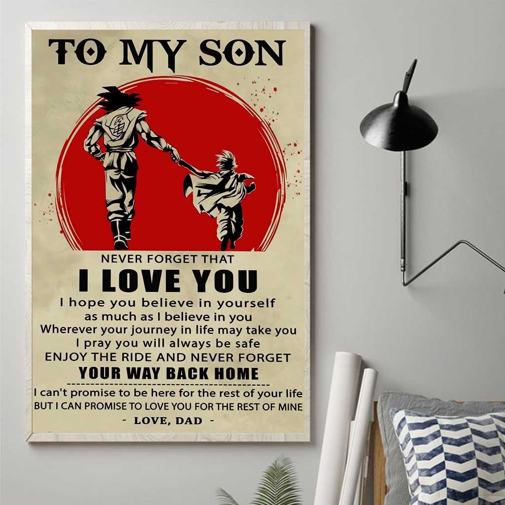 I Love You My Son-  Seven Balls Canvas And Poster 1122