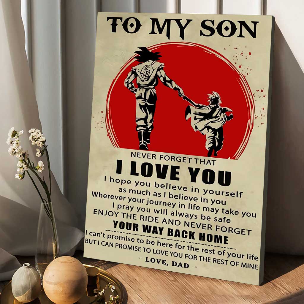 I Love You My Son-  Seven Balls Canvas And Poster 1122