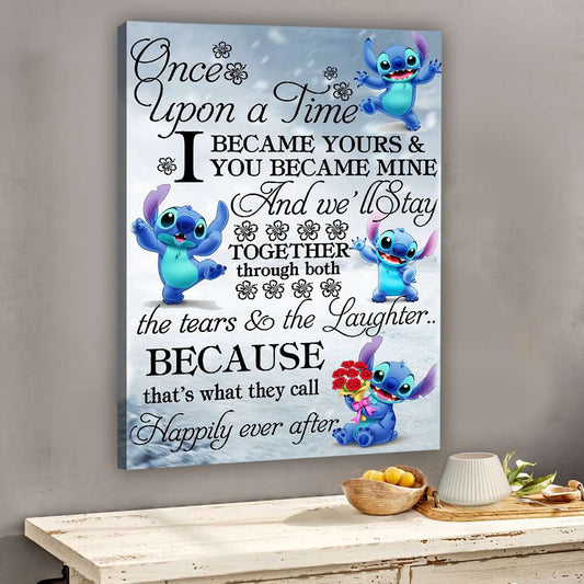 Happily Ever After Ohana Canvas And Poster 1122