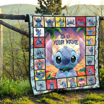 Ohana Means Family - Personalized Ohana Quilt 1122