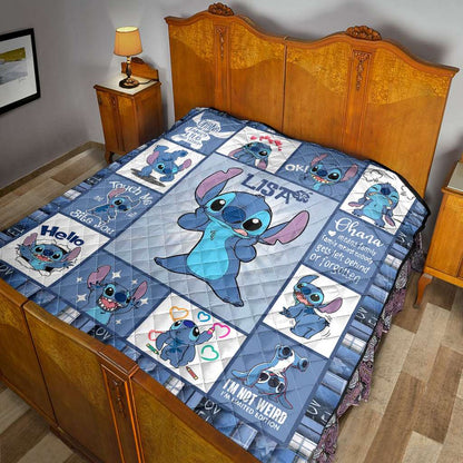 Ohana Means Family - Personalized Ohana Quilt 1122