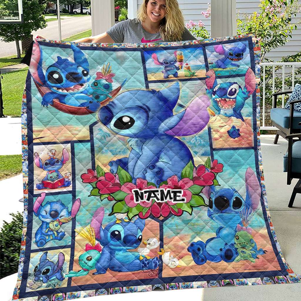 Ohana Means Family - Personalized Ohana Quilt 1122