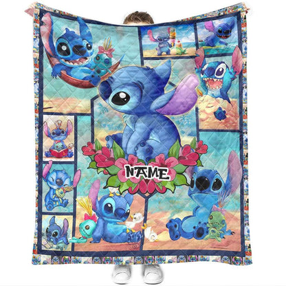 Ohana Means Family - Personalized Ohana Quilt 1122