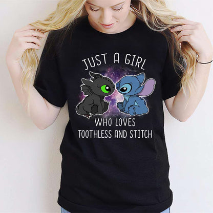 Just A Girl Who Loves Ohana T-shirt and Hoodie 1122