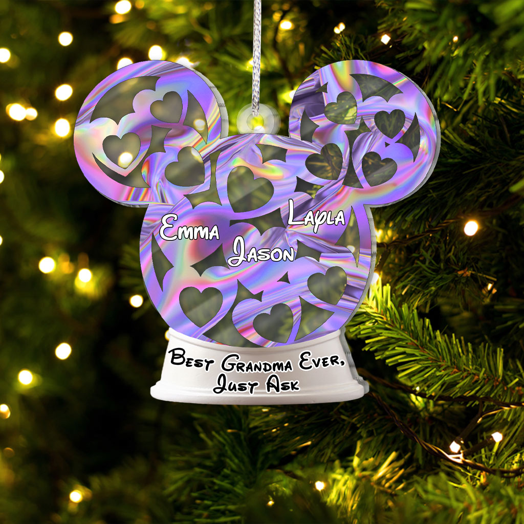 More Magical Grandma - Personalized Christmas Grandma Transparent Ornament