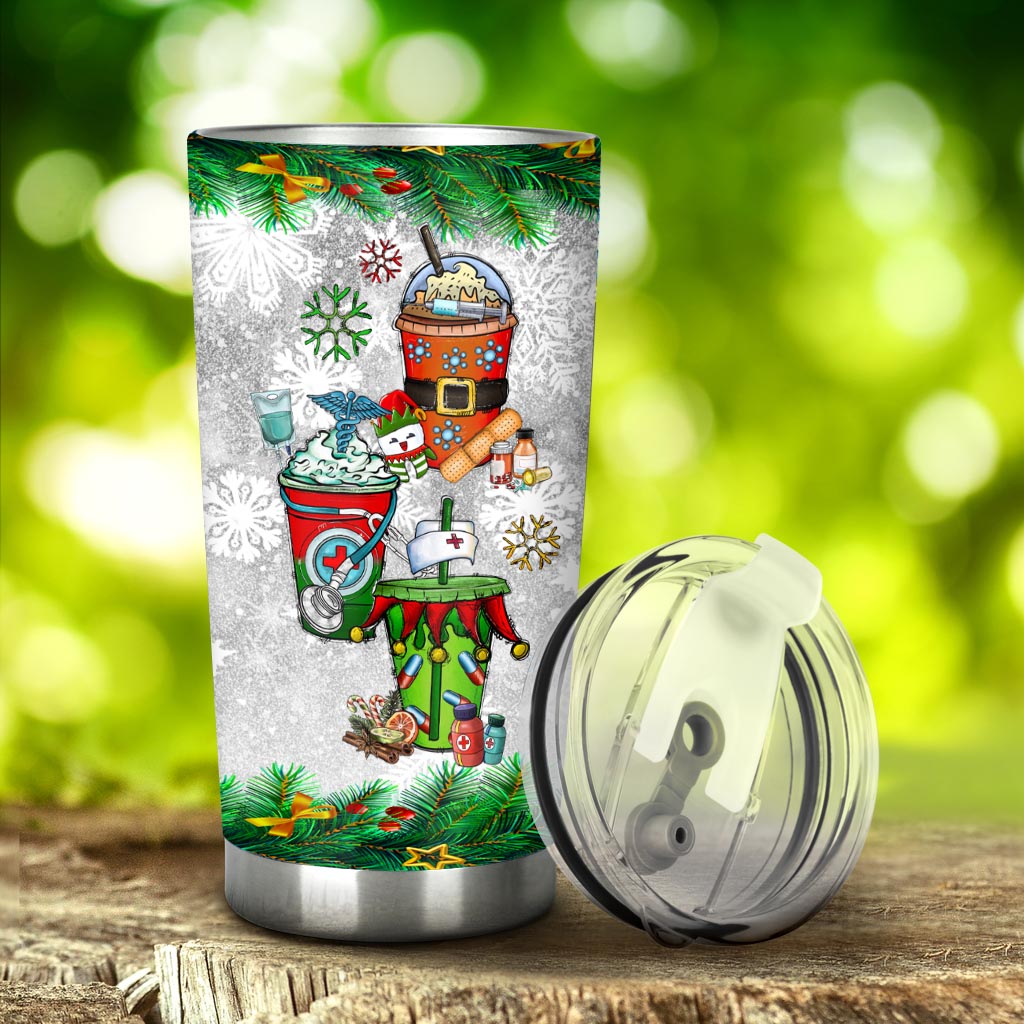 Merry Christmas - Personalized Nurse Tumbler