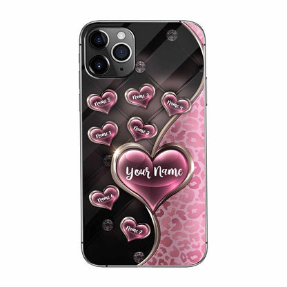 Glitter And Dirt Mama - Personalized Mother Phone Case