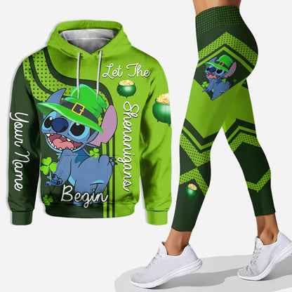 Let The Shenanigans Begin - Personalized St. Patrick's Day Hoodie and Leggings