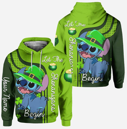 Let The Shenanigans Begin - Personalized St. Patrick's Day Hoodie and Leggings