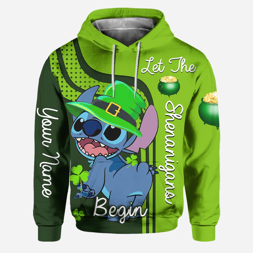 Let The Shenanigans Begin - Personalized St. Patrick's Day Hoodie and Leggings