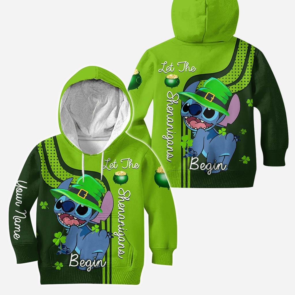 Let The Shenanigans Begin - Personalized St. Patrick's Day Hoodie and Leggings