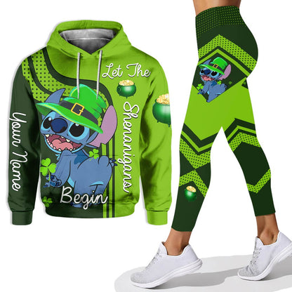 Let The Shenanigans Begin - Personalized St. Patrick's Day Hoodie and Leggings