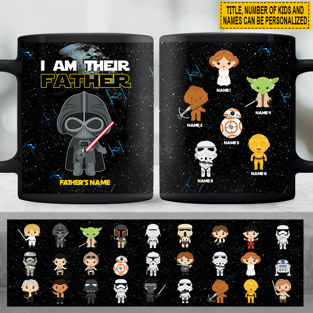 I Am Their Father Grandfather - Personalized Father's Day The Force Mug