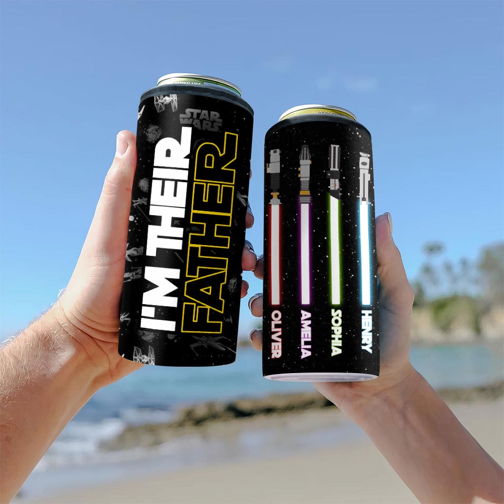 I'm Their Father - Personalized The Force Can Cooler