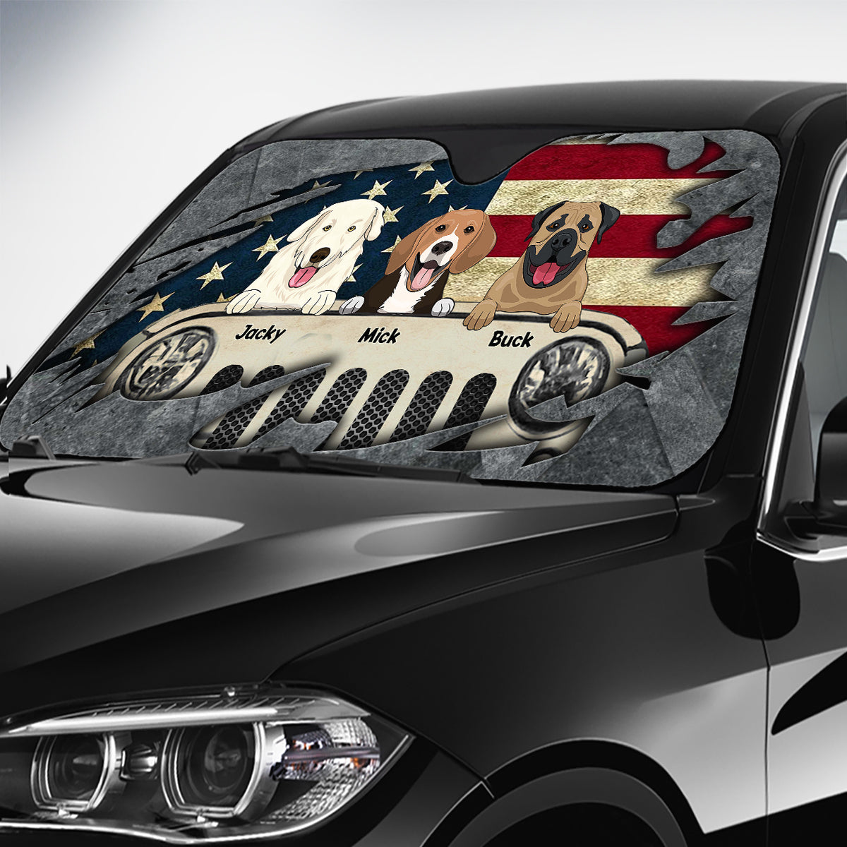 Always Take The Scenic Route - Personalized Car Car Sunshade