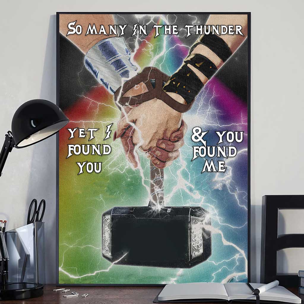 So Many In The Thunder - Personalized Canvas And Poster