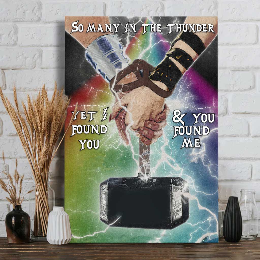 So Many In The Thunder - Personalized Canvas And Poster